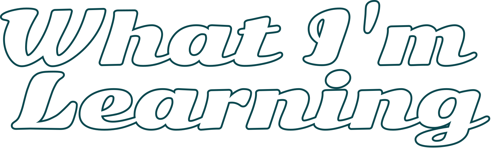 勉強していること